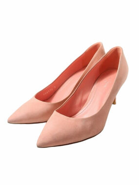 LOUIS VUITTON LV Logo Pumps
Pink Suede Leather
36.5